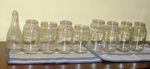 Jars glued together