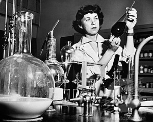 Female chemist