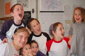 A rare pic of all seven